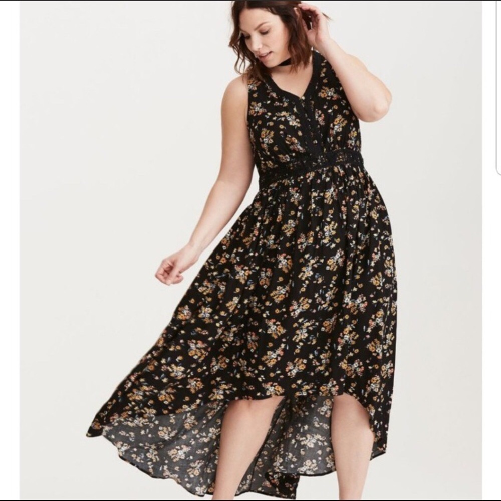 Torrid size 1 high low dress